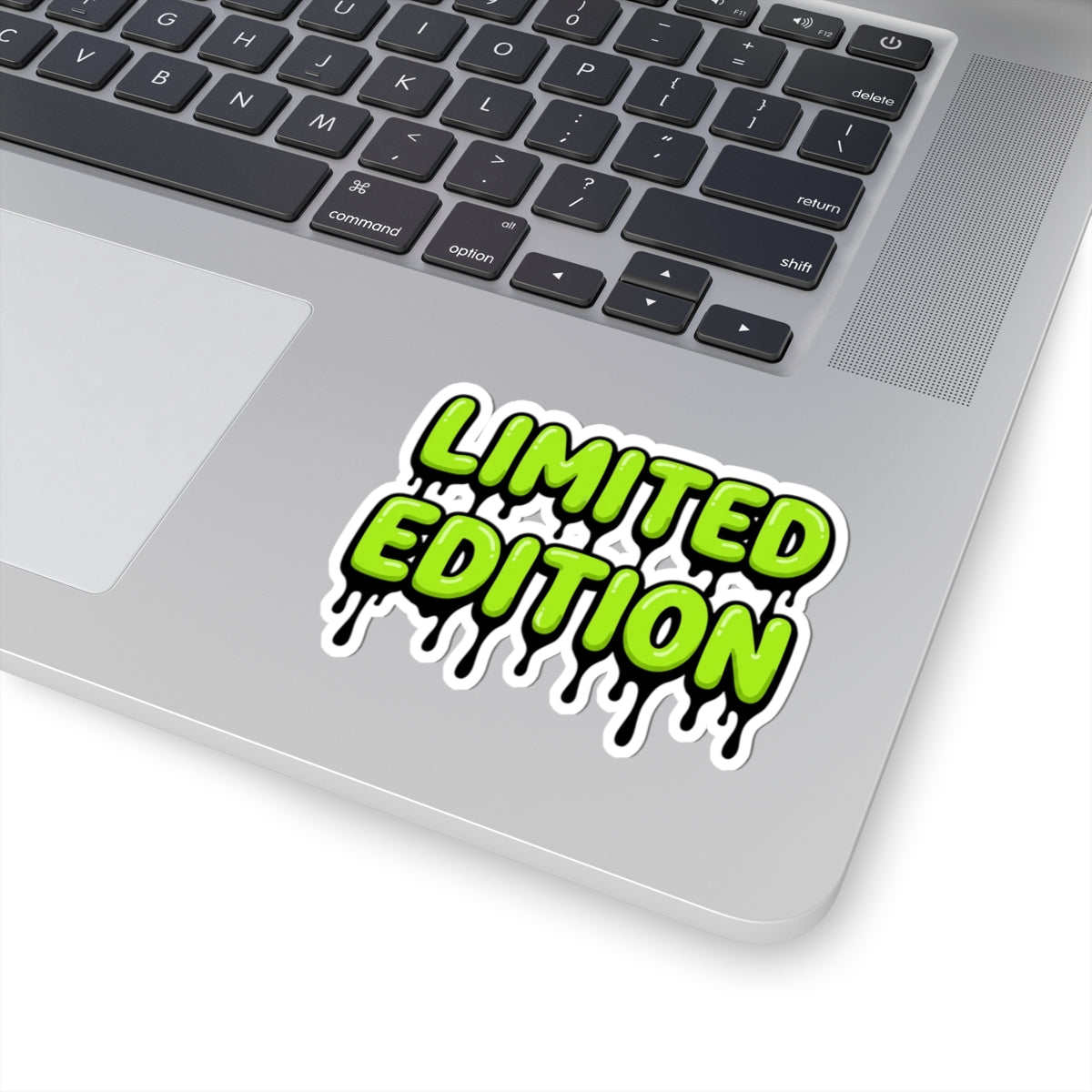 Limited Edition Drip Kiss-Cut Sticker — Neon Green Slime Decal