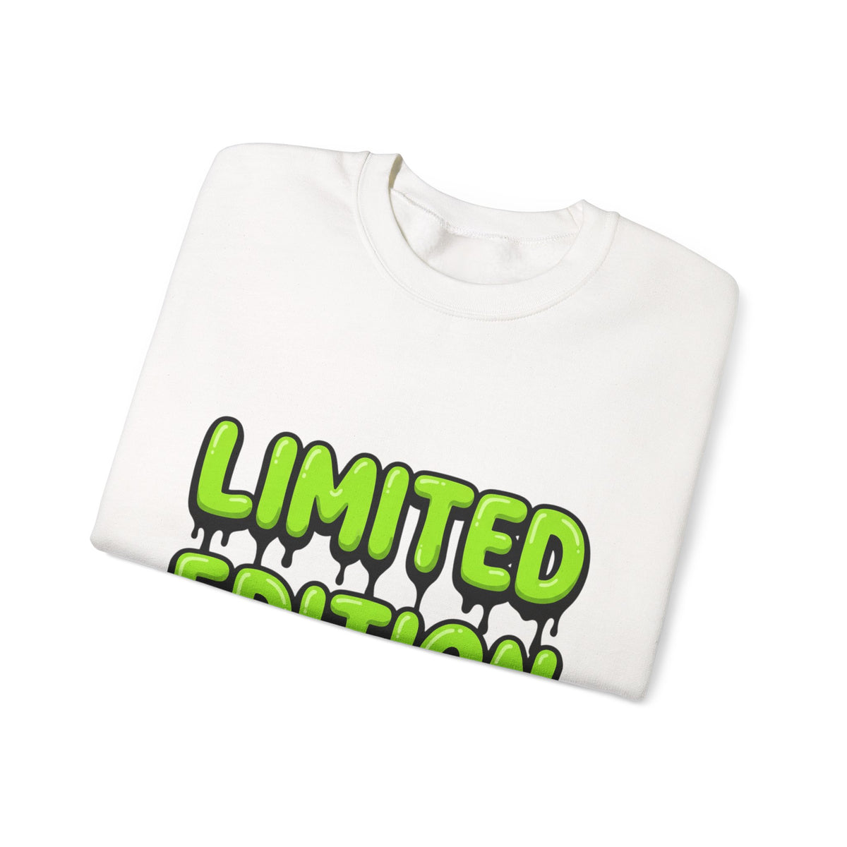 Limited Edition Crewneck Sweatshirt — Green Drip Graphic