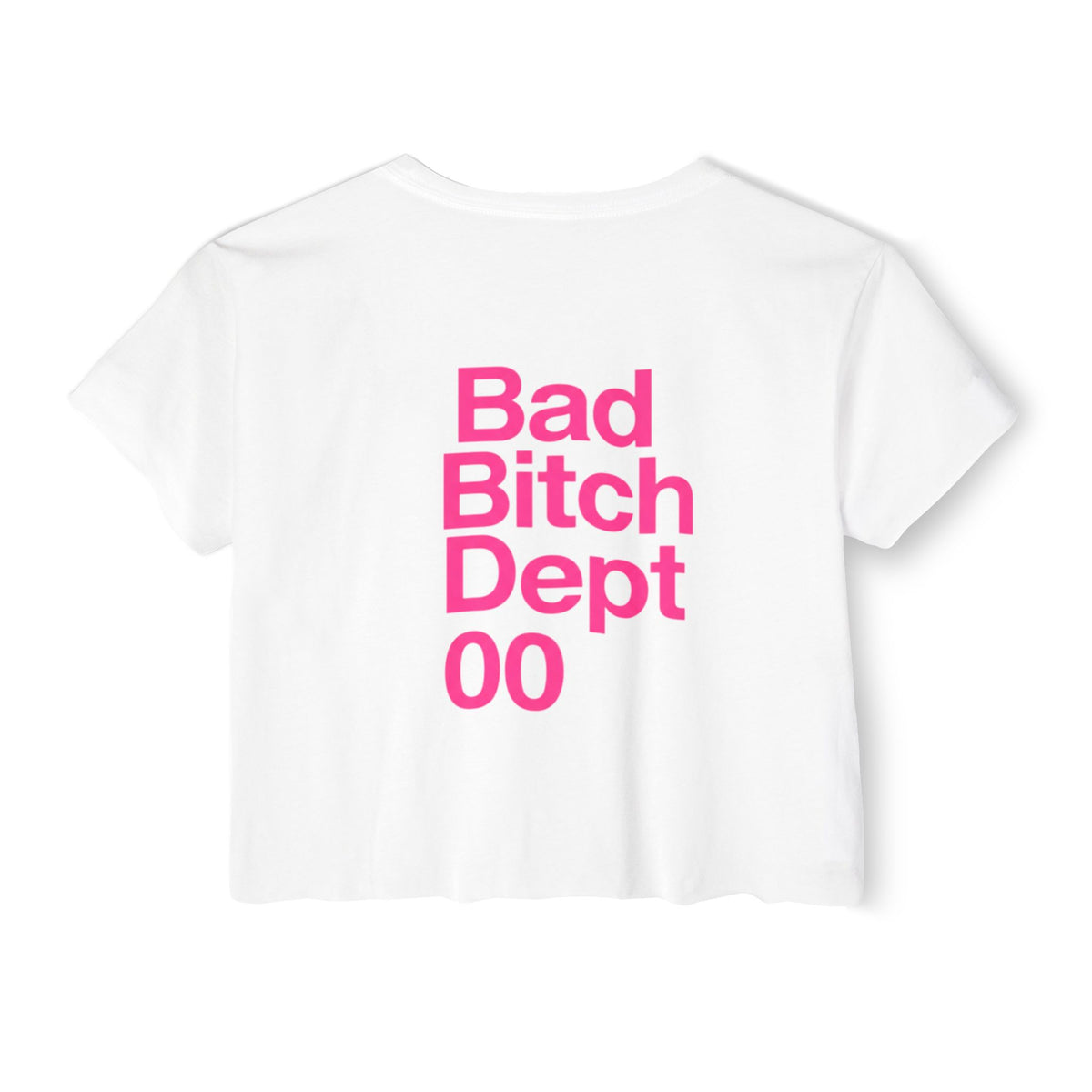 Bad Bitch Dept. Crop Top — Women's Festival Graphic Tee