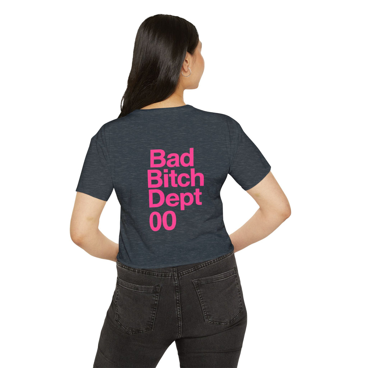 Bad Bitch Dept. Crop Top — Women's Festival Graphic Tee