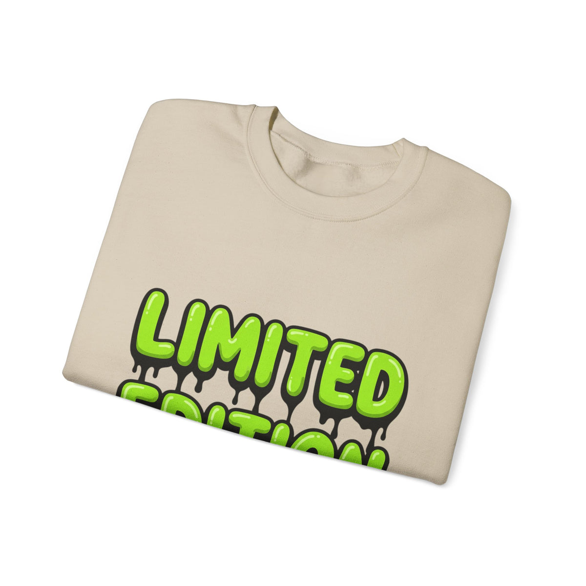 Limited Edition Crewneck Sweatshirt — Green Drip Graphic