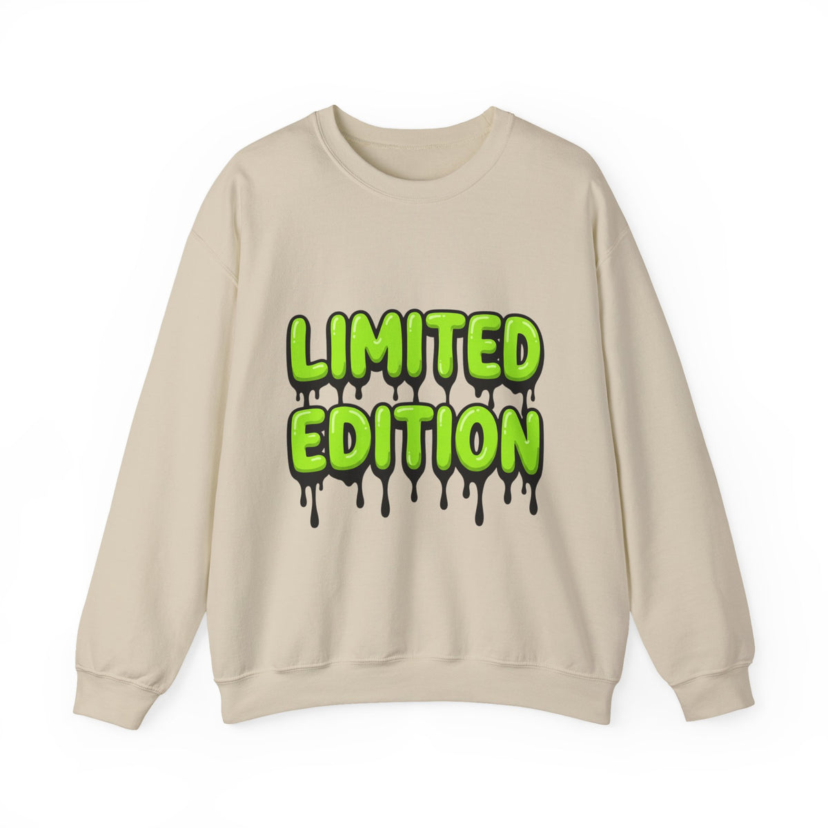 Limited Edition Crewneck Sweatshirt — Green Drip Graphic