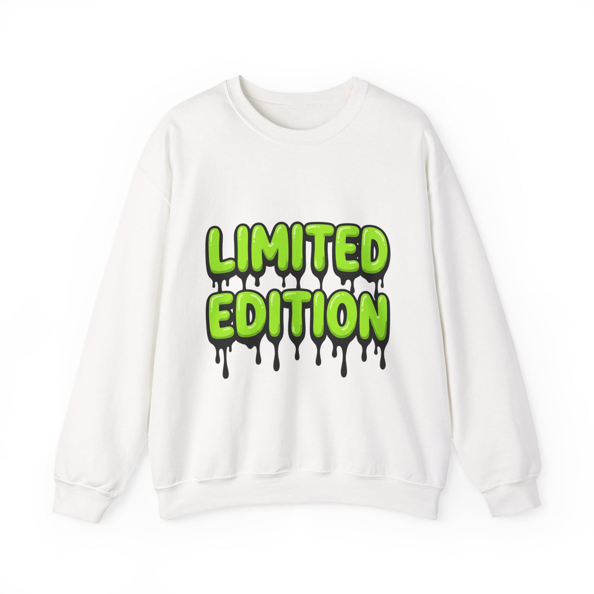 Limited Edition Crewneck Sweatshirt — Green Drip Graphic