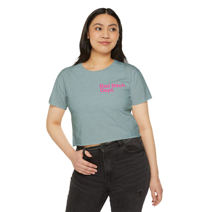 Bad Bitch Dept. Crop Top — Women's Festival Graphic Tee
