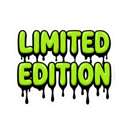 Limited Edition Drip Kiss-Cut Sticker — Neon Green Slime Decal