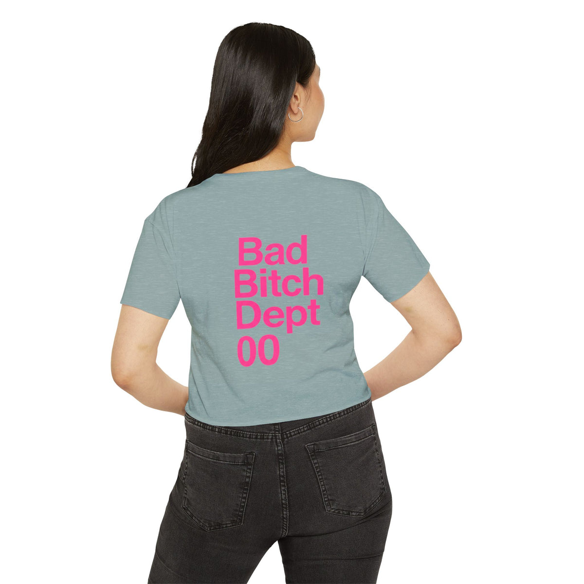 Bad Bitch Dept. Crop Top — Women's Festival Graphic Tee